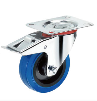 6 بوصة قفل العجلات العجلات المطاطية العجلات الصناعية 160 مم